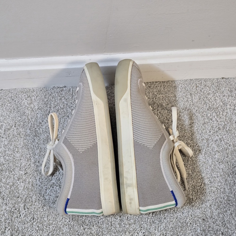 Rothy's The‎ Lace Up Gray Sneakers Shoes Size 10 - Picture 4 of 8